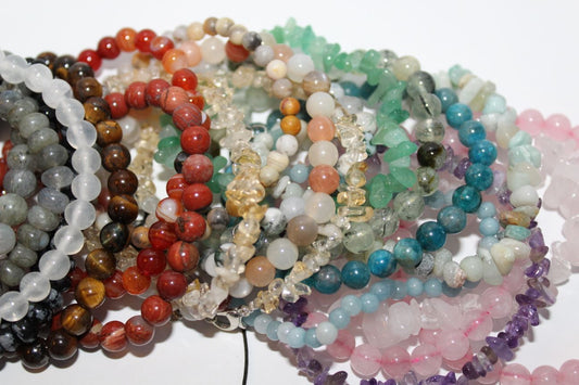 Crystal bracelets - different options